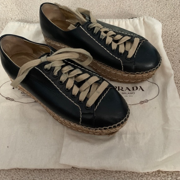 Leather espardrilles - Picture 1 of 4
